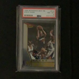 PSA 8 1996 Steve Nash Rookie Card